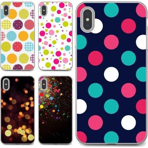 For Huawei P30 P40 P20 P7 P8 P9 P10 Lite Plus Pro 2015 2016 2017 Mini Housing Love-Color-Dots-Background