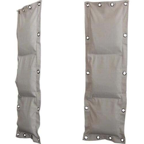 Wing Chun Canvas Wall Hollow Punching Bag with 3 Sections Striking Surface Stress Relief for Kung Fu Training Boxing