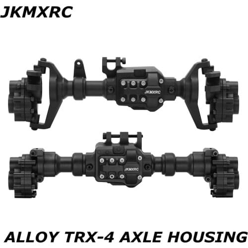 JKMXRC TRX-4 ALLOY ASSEMBLED FRONT REAR Portal Axles Housing Set Upgrade Parts For 1/10 Traxxas TRX-4 RC TRUCK