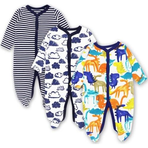 3PCS/LOT Baby Rompers 2021 Short Sleeve 100%Cotton overalls Newborn clothes Roupas de bebe boys girls jumpsuit&clothing