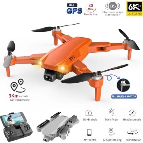 S608 Pro GPS Drone 6K Dual HD Camera Professional Aerial WIFI FPV Brushless Motor RC Foldable Quadcopter RC Distance 3KM Toy