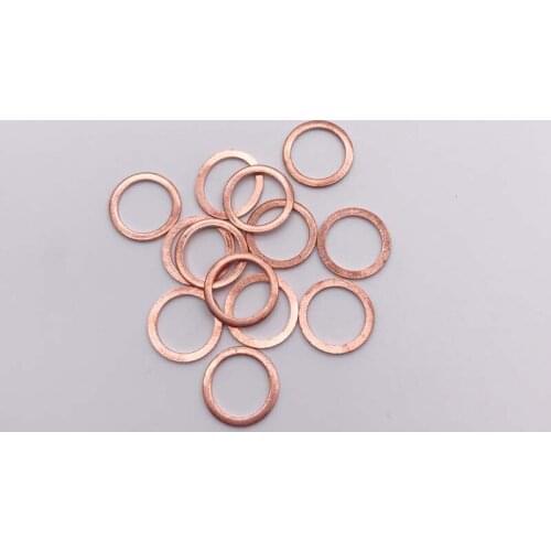 M6 M8 M10 M12 M14 M21 M30 M42 copper flat washers gaskets cuprum meson pad washer round gasket DIN125A