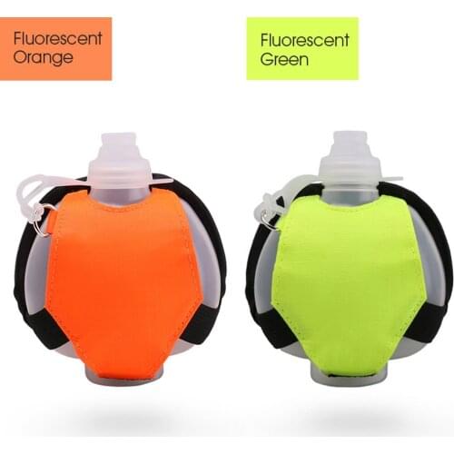 Mini Running Wrist Water Bottle Kettle Holder Wrist Storage Bag Hydration Pack Soft Flask For Marathon Riding Fitness Climbing