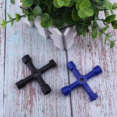 Multifunction 4 Ways Universal Triangle Wrench Key Plumber Keys Triangle For Gas Electric Meter Cabinets Bleed Radiators