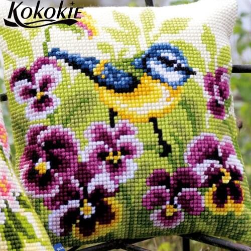DIY accessories for cross stitch kits cartoon cushion 3D mat sets printing throw pillow handicraft Embroider Needlework kits