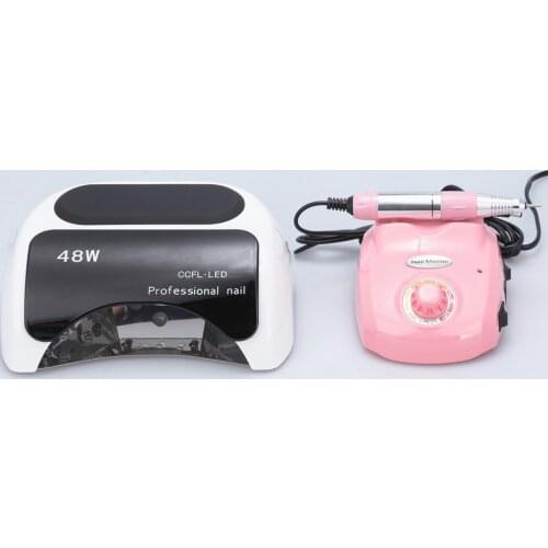 Nail Art Base Tool 48W UV Led Lamp Nail & 603 Drill Manicure Polish Machine Nail Manicure Tools