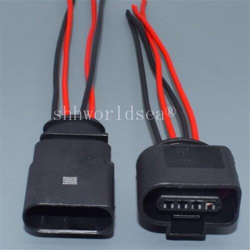 Shhworldsea 4 Pin Car Air Inlet Pressure Sensor Plug Pigtail Cable For Passat Golf Beetle TT A6 A4 Allroad 1J0 973 704 1J0973704