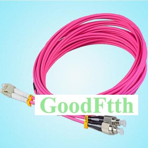 Fiber Optic Patch Cord Jumper FC-LC LC-FC Multimode OM4 Duplex GoodFtth 20-100m