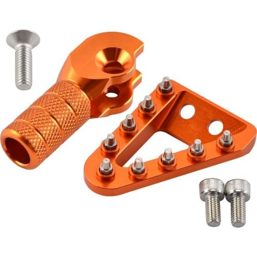 Rear Brake Pedal Step Plate Gear Shifter Lever Tip For KTM SX SXF EXC EXCF XC XCF XCW XCFW For Husqvarna 125 150 250 350 450 500