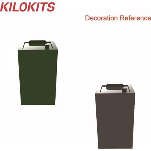 10PCS 1/72 Fuel Cans Plastic Unpainted Model Kits for Military Diorama Theme Landscape Railway Layout