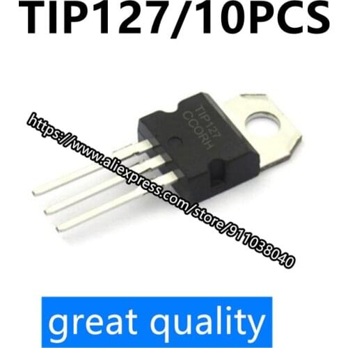 10PCS/LOT Brand new TIP127 TIP127C TO220 Darlington tube