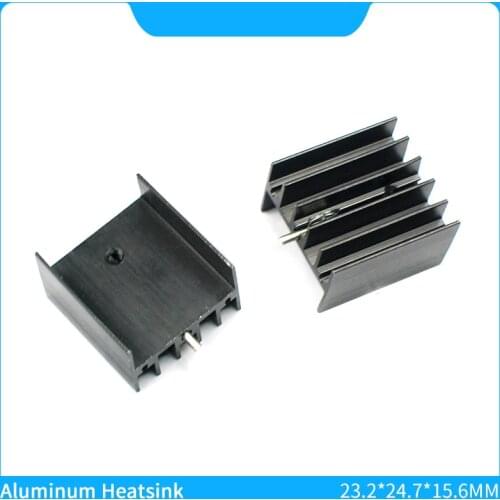 Aluminum Heatsink Radiator Cooling for For Electronic Chip IC for LM317 Lm337 Chip Heatsink Cooler Plates 23.2*24.7*15.6mm