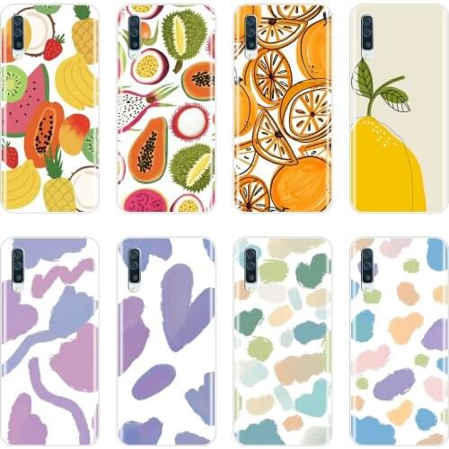 Back Cover For Samsung Galaxy A40 A30 A20 A10 Heart Fruits Banana Love Silicone Phone Case For Samsung Galaxy A50 A60 A70 A80
