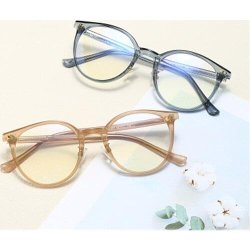 PC Phone TV Metal Elastic TR90 Anti Blue Light Blocking Glasses TR90 Women Men