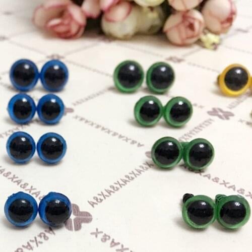 10Pcs Eyes For Cats Toy -Teddy Bear Making Soft Toy Doll Animal Amigurumi Craft 4 colors