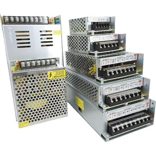 Switching Power Supply 110V/ 220V To 5V 12V 24V 48V Led Power Supply CCTV / LED Strip AC To DC Source Power Adapter