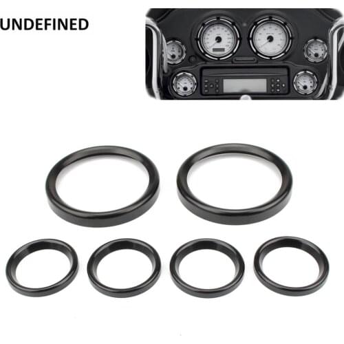 Motorcycle Instrument Cover Burst Gauge Bezel Kit Speedometer Trim Ring For Harley Touring FLH Road Glide Street Glide 1996-2013