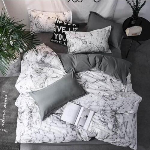 J Bed Linings Concise Style Bedding Set Quilt Cover Pillowcase Cover Bed 3