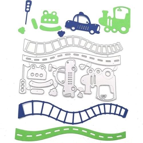 Julyarts Vehicle Suit Cutting Dies 2021 Stencils for DIY Scrapbooking Decoration Scrapbook Album Paper Card Craft Embossing Die