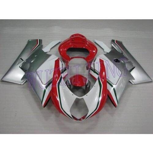 Fairings for MV AGUSTA F4 1000 CC 05 Body Kits 2005 Silvery White Red Bodywork 2005 - 2006
