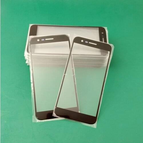 5Pcs glass+oca film LCD Front Touch Screen Glass Outer Lens For LG K10 2017 X400 MS250 K121K K121L K121S M250 M250N M257