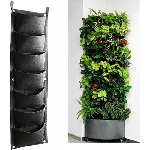 Wall Hanging Planting Bags 2/4/9/12/18/36/72 Pockets Bags Planter Vertical Garden Vegetable Living Garden Bag Home Supplies
