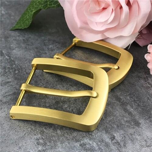 2PCS Classic Brass Belt Buckles For Men Belt Mens Waist Buckle For Belt DIY Accessories Leather Craft Men Buckle Belt BK0006