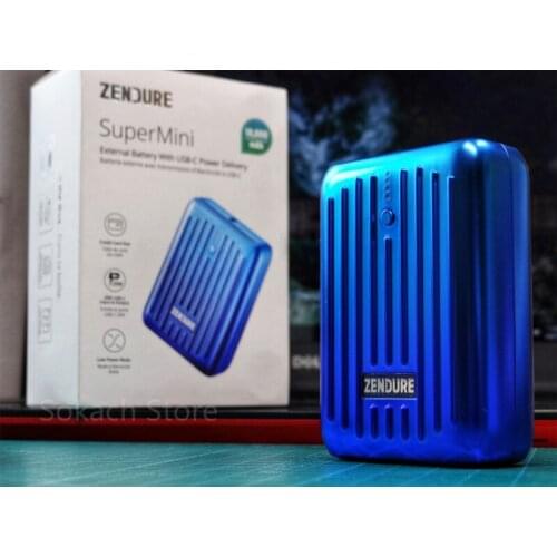 Zendure Supermini 20W Charger 10,000mAh PD Quick Charging Mobile Power Supply