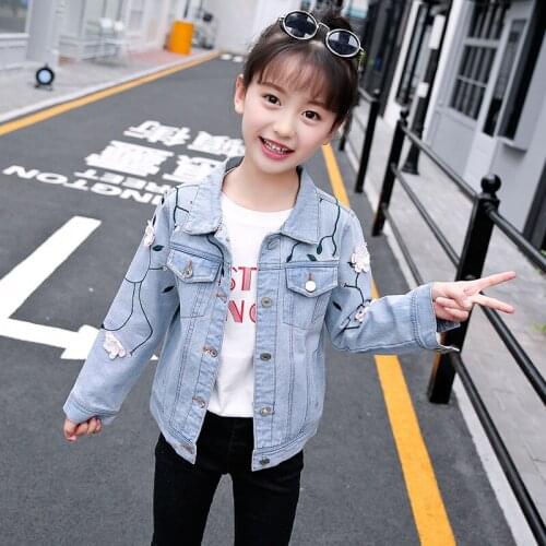 WEIXU Denim Jackets For Girls