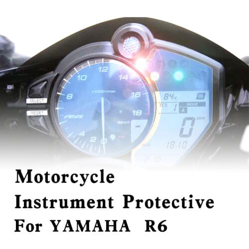 For YAMAHA YZF-R6 YZF600 2017 2018 Motorcycle Accessories Speedometer Scratch Cluster Screen Protection Film Protector