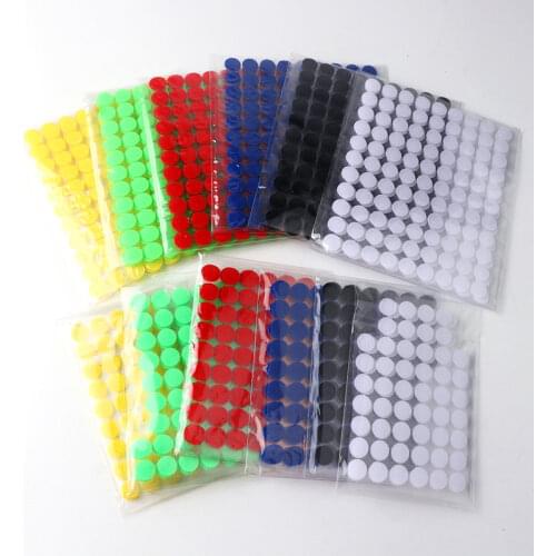 10Mm Round Double-Sided Velcro Velcro Buckle Self-Adhesive Tape Accessories Male and Female Buckle Velcro Tape Accessories