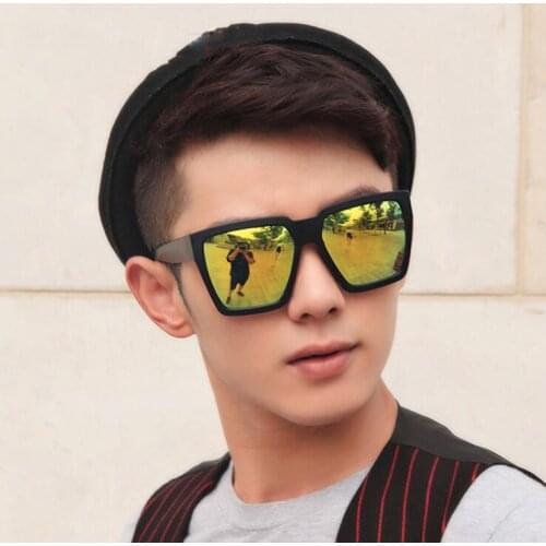 2021 new Fashion women Men Cool Square Style Gradient Sunglasses Driving Vintage Brand Design Cheap Sun Glasses Oculos De Sol