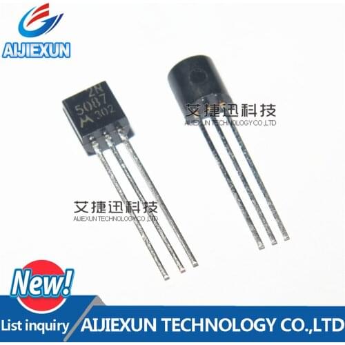 50Pcs 2N5087 TO-92 PNP general purpose transistor in stock 100% New and original