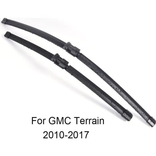 Car Windshield Wiper Blades for GMC Terrain form 2010 2011 2012 2013 2014 2015 2016 2017 Car Windscreen wiper Rubber