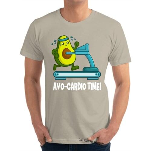 Avocado Fitness Funny Tshirt Deadlift Avocado 2020 New Listing Fashion New Tops T Shirt Cartoon Printed Tshirt Mens