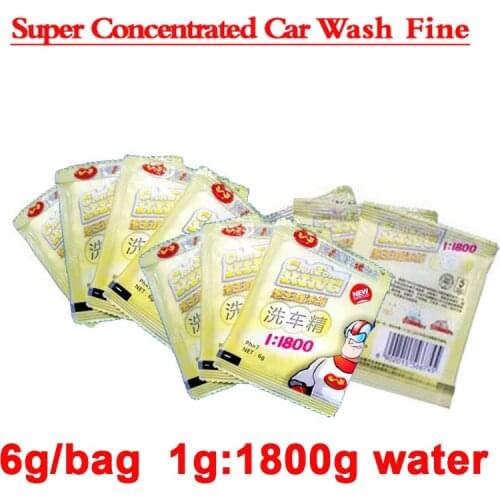 Car Wash Vehicle Cleaning Concentrate Shampoo Detergent Powder Washer 6g Universal Car Care For Audi BMW Benz Toyota Ford Focus