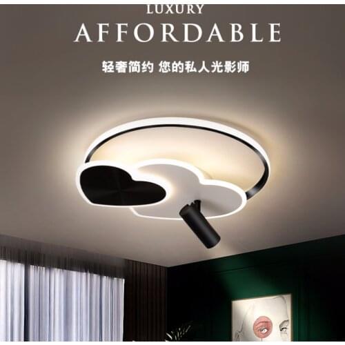 Free Shipping Modern And Romatic Black Ceiling Light Beside Lamp For Master Bedroom Tmall Genie Exquisite Ceiling Light