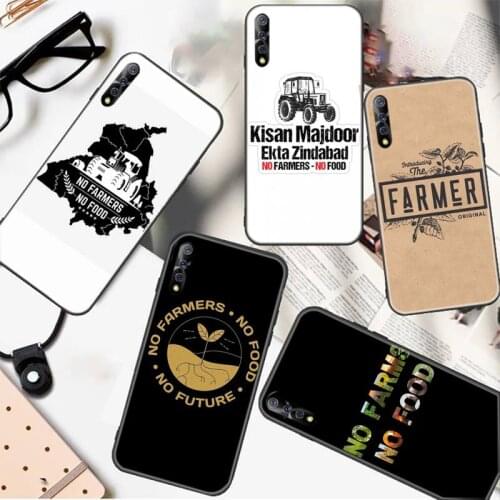 No Farmers No Food Phone Case For Vivo X9 9s 9plus 9splus 20 20plus Y91C 11 17 19 67 71 81 91 V11 11I 17 IQOO