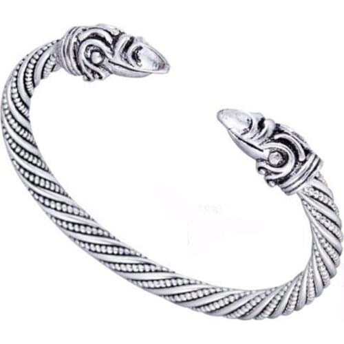 Viking Bracelet Male Pagan Jewellery Gold-color Bangle&Bracelet For Man and Women Jewelry and Accessories