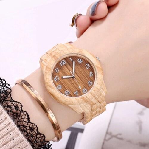 Fashion Creative Simple Wood grain Mechanical Watch Men Big Mens Watches Top Brand Luxury Timepieces Women