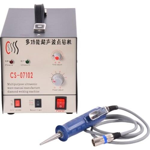 DS-07102 ultrasonic fixing rhinestone machine hot fix crystal studs setter wand Top Quality