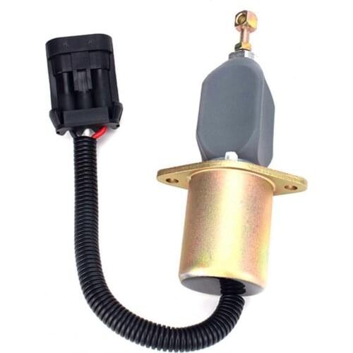 Fuel Shut Off Solenoid Durable Replacement Metal SA-4981-12 3931570 3800723 5016244AA Solenoid Valve Metal for Dodge Cummins