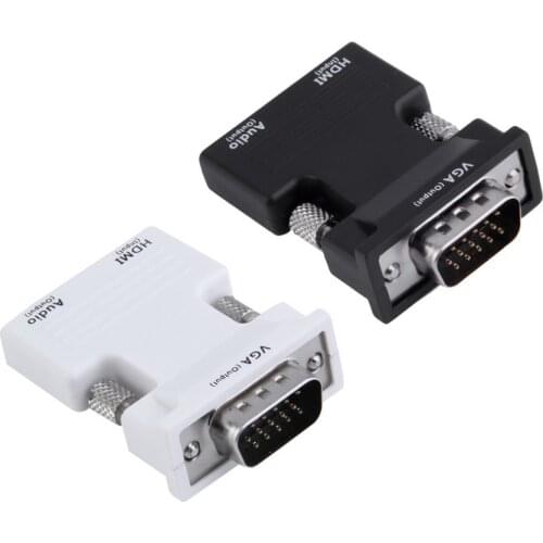 HDMI-compatible Female to VGA Male Converter Adapter Support 1080P Signal Output new arrival Hot Promotion Drop Shipping