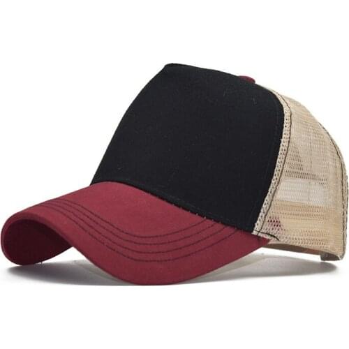 2021 Fashion baseball Cap Hats For Women Copy Cosplay Coser Summer Snapback Mesh Net Trucker Hat Caps For Men casquette homme