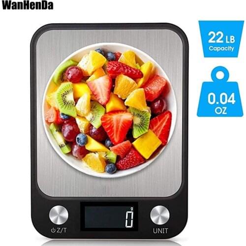 Multifunctional Electronic Kitchen Scale 10kg/1g stainless steel balance Food Baking Scale Cooking High Quality Precision Scale