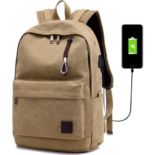 Women Backpack Man Notebook External USB Charge Computer Bag Laptop Backpack For Woman School Bag College Wind Men Backpack