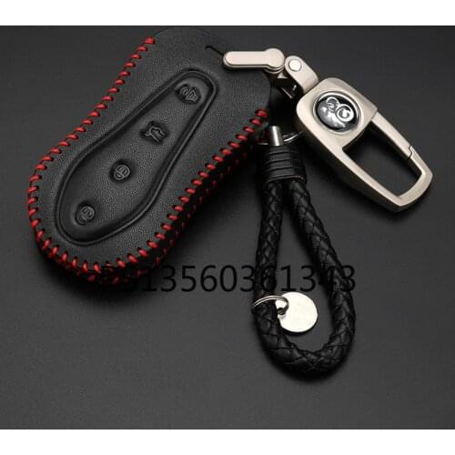 Suitable for Geely Xingyue FY11 car key cover leather interior modification buckle shell decoration