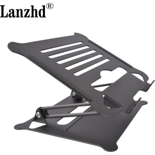Adjustable Aluminum Alloy Laptop Stand Folding Portable for Notebook MacBook Computer Bracket Lifting Cooling Holder Non slip