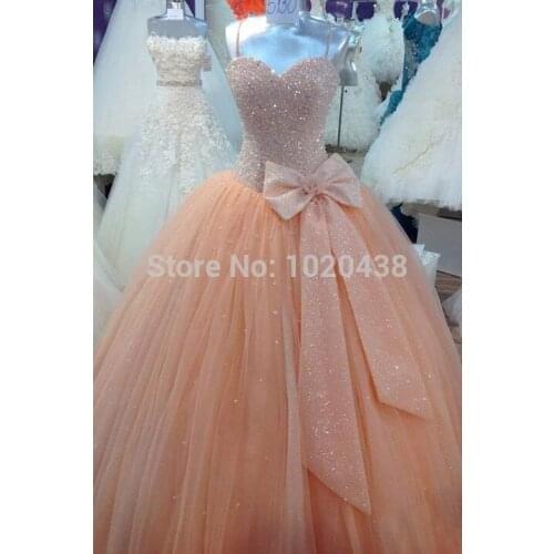 Luxury Quinceanera Dresses Vestidos De 15 Anos Actual Image Beaded Tulle Ball Gown Long Party Prom Dresses Gowns custom-made
