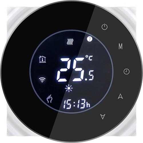 Wifi Thermostat Temperature Controller for Water/Electric Floor Heating/Water Gas Boiler Works with Alexa Google Home THP6000